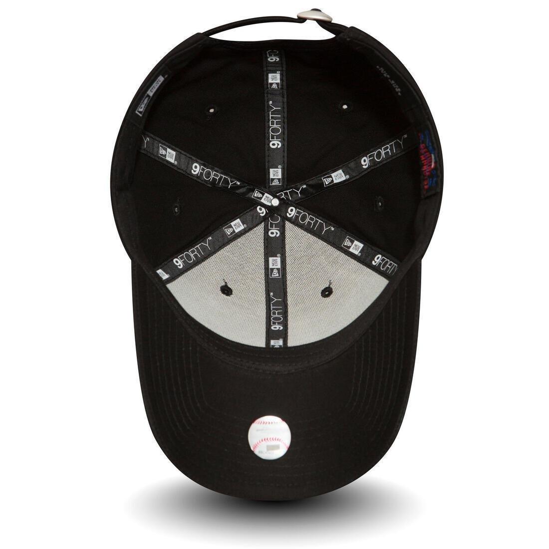 Adult Mlb Baseball Cap 9Forty Los Angeles Dodgers, Black, No Color, large image number 7