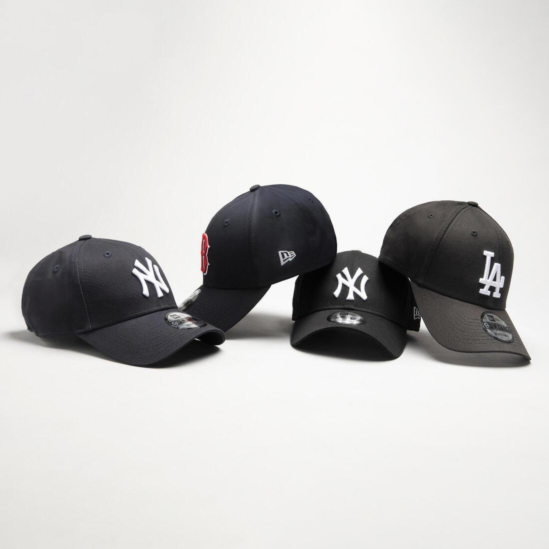 Adult Mlb Baseball Cap 9Forty Los Angeles Dodgers, Black, No Color, large image number 8