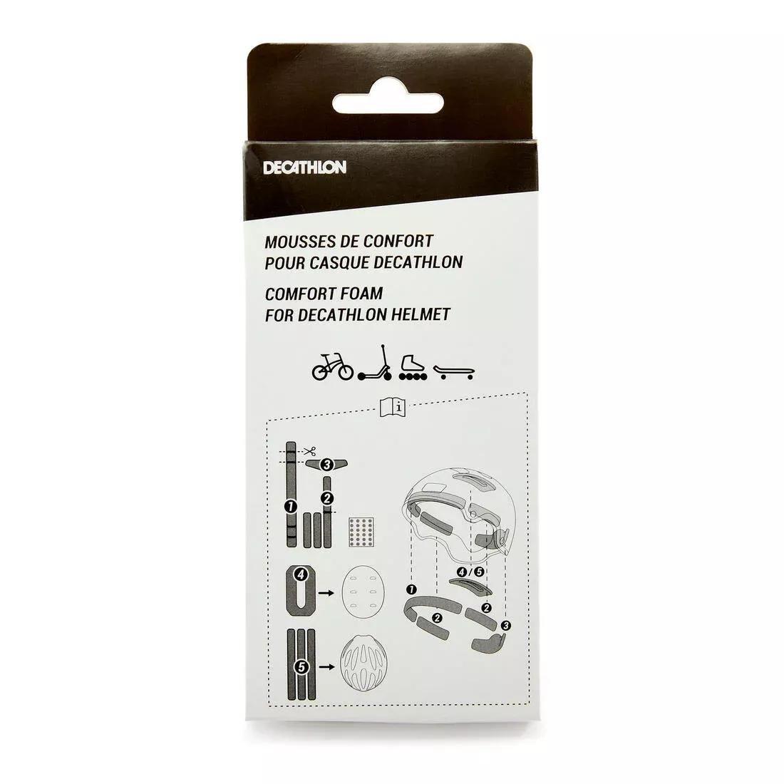 Helmet Foam Pad Set, Black, No Color, large image number 5