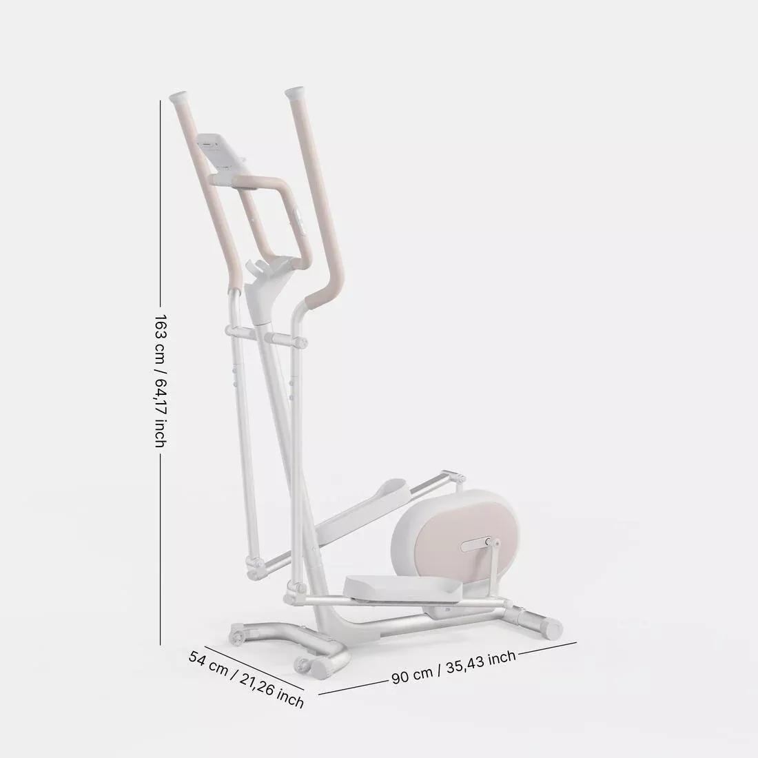 Self-Powered Cross Trainer Initial Elliptical - 300, White, No Color, large image number 5