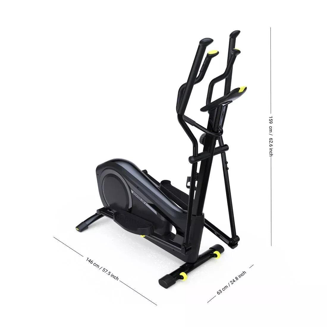 Self-Powered And Connected - E-Connected & Kinomap Compatible Cross Trainer - El540, Black, No Color, large image number 2