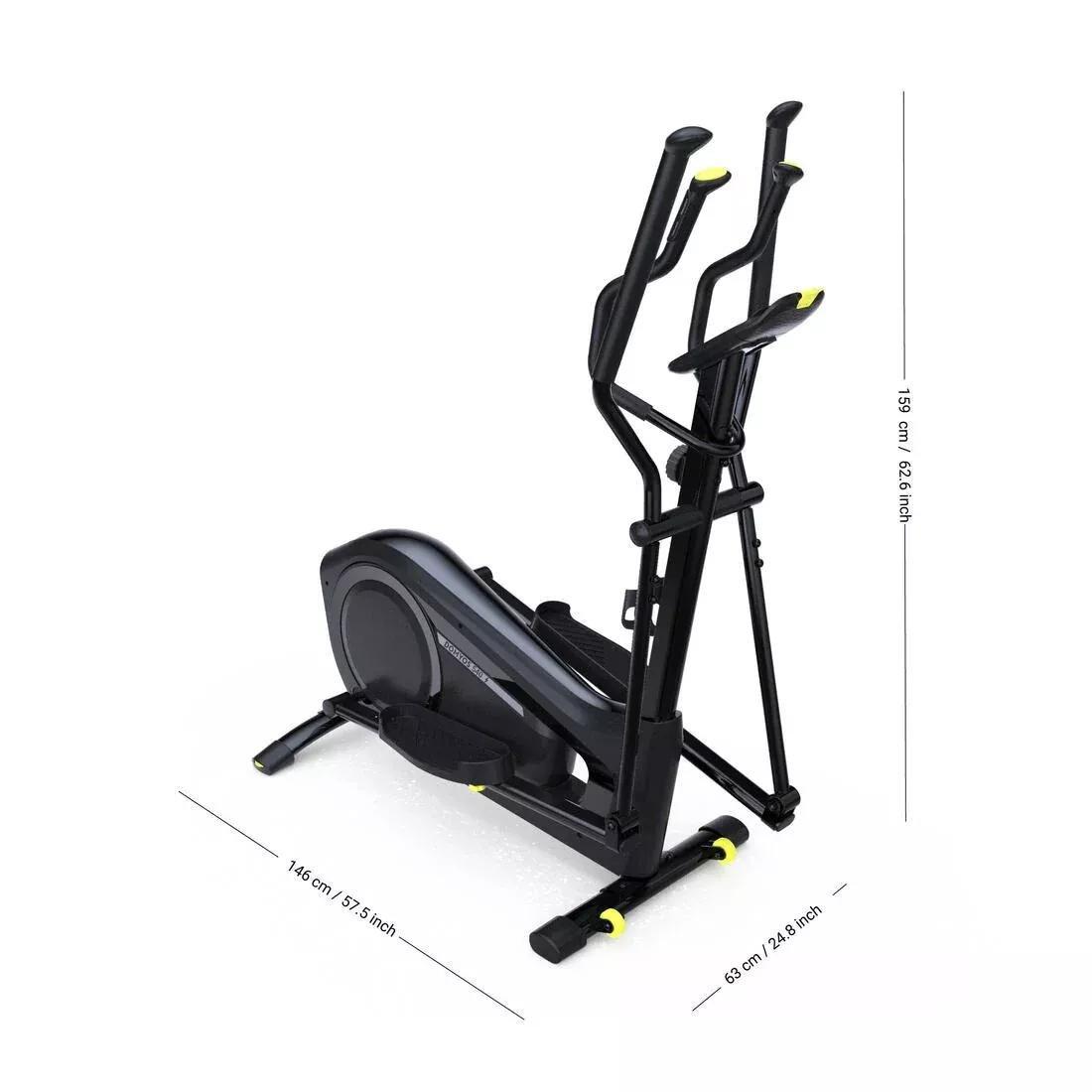 DOMYOS Self Powered And Connected E Connected Kinomap Compatible Cross Trainer El540 Black Azadea Lebanon