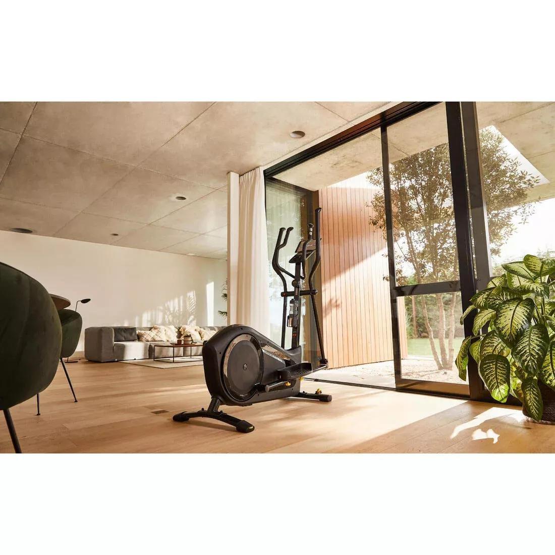 Self-Powered And Connected - E-Connected & Kinomap Compatible Cross Trainer - El540, Black, No Color, large image number 3