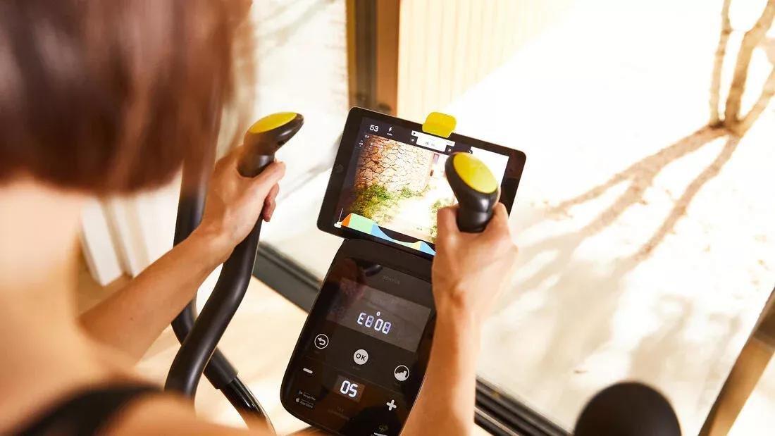 Self-Powered And Connected - E-Connected & Kinomap Compatible Cross Trainer - El540, Black, No Color, large image number 7