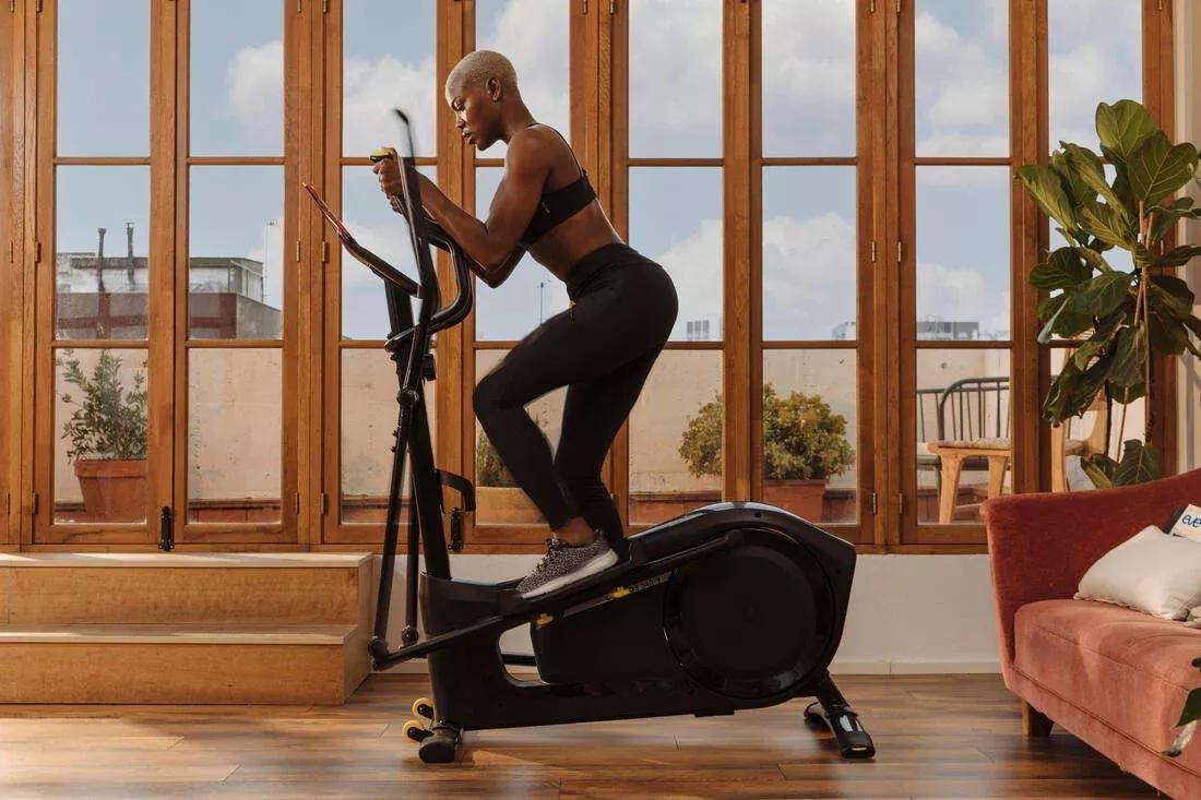 Self-Powered And Connected - E-Connected & Kinomap Compatible Cross Trainer - El540, Black, No Color, large image number 9
