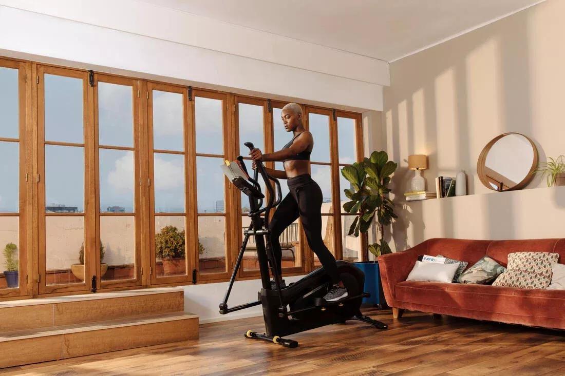 Self-Powered And Connected - E-Connected & Kinomap Compatible Cross Trainer - El540, Black, No Color, large image number 10