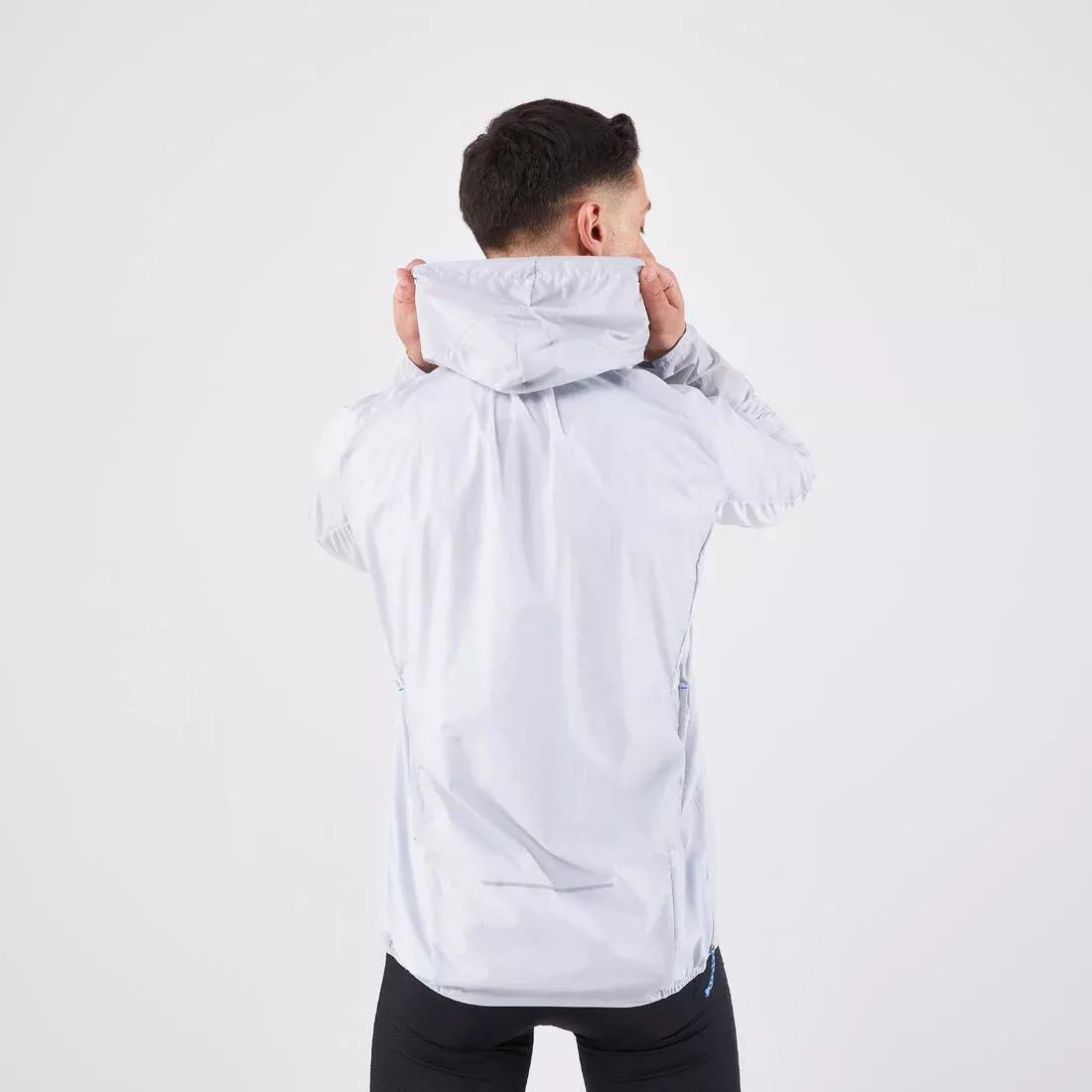 Men's Running & Trail Running Windproof Jacket - KIPRUN Run 900 Wind, silver grey, , large image number 2