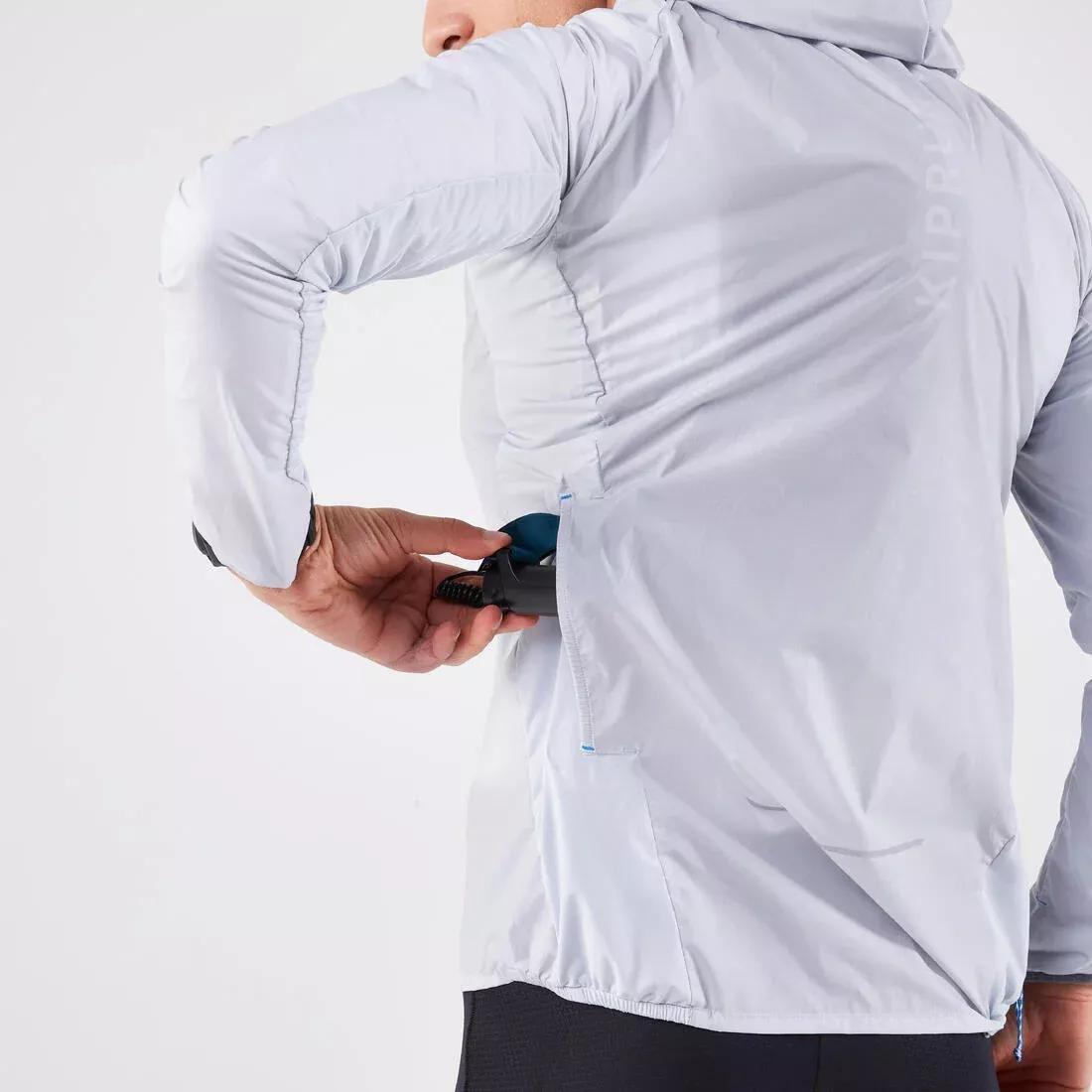 Men's Running & Trail Running Windproof Jacket - KIPRUN Run 900 Wind, silver grey, , large image number 5
