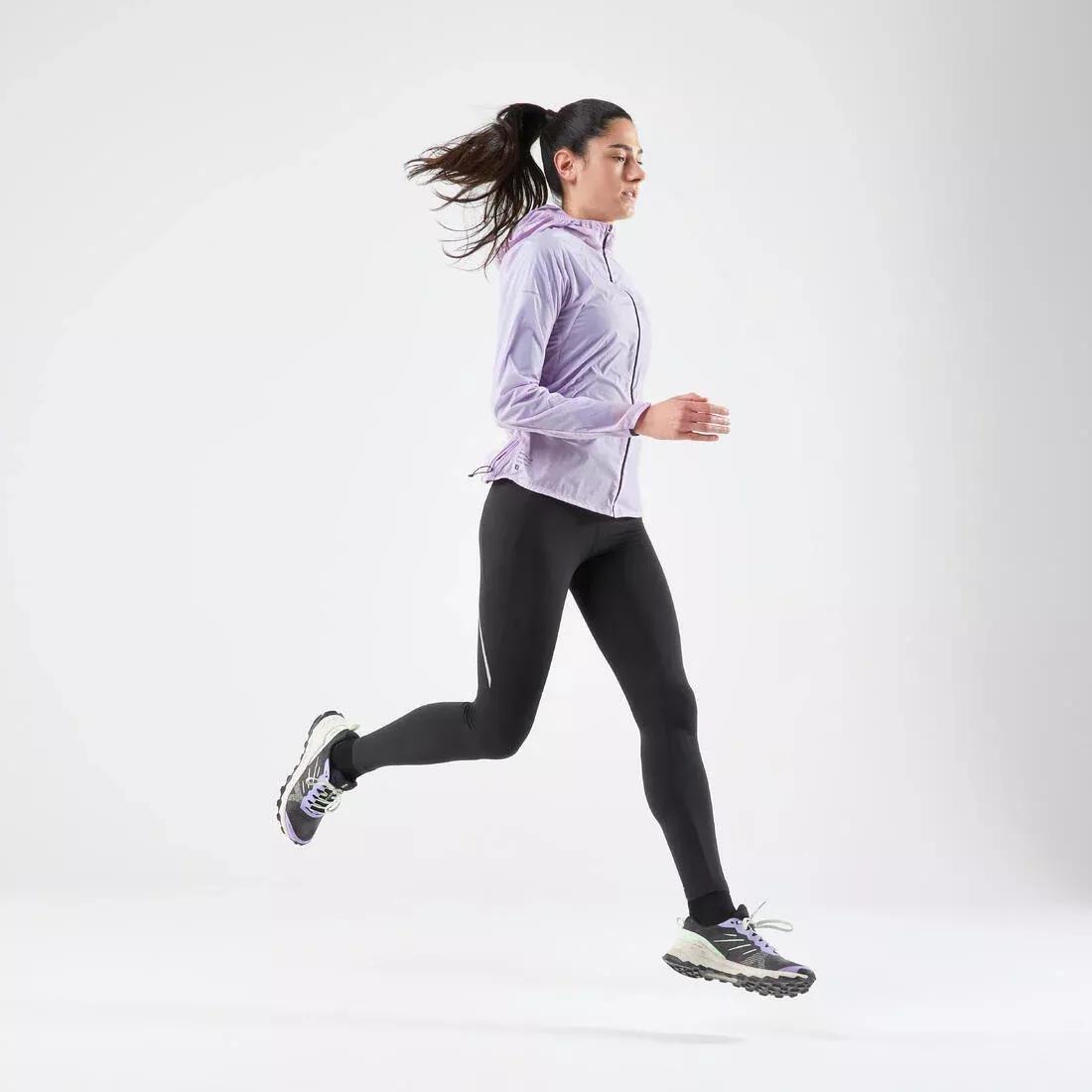 SLATE GREY Women's Running & Trail Running Windproof Jacket - KIPRUN Run 900 Wind - Lilac, , large image number 7
