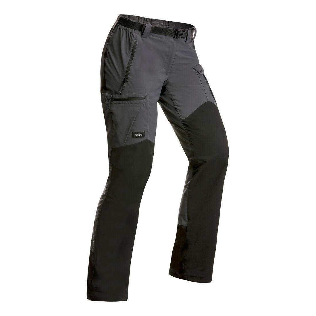 Women Mountain Trekking Resistant Trousers - Mt 500 V2, Grey, , large image number 0