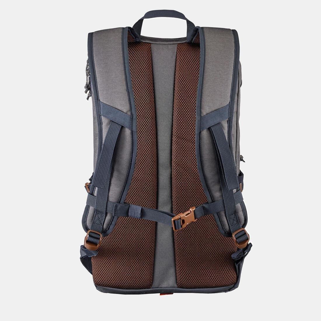 Country Walking Backpack - Nh500 - , Green Grey, No Color, large image number 3