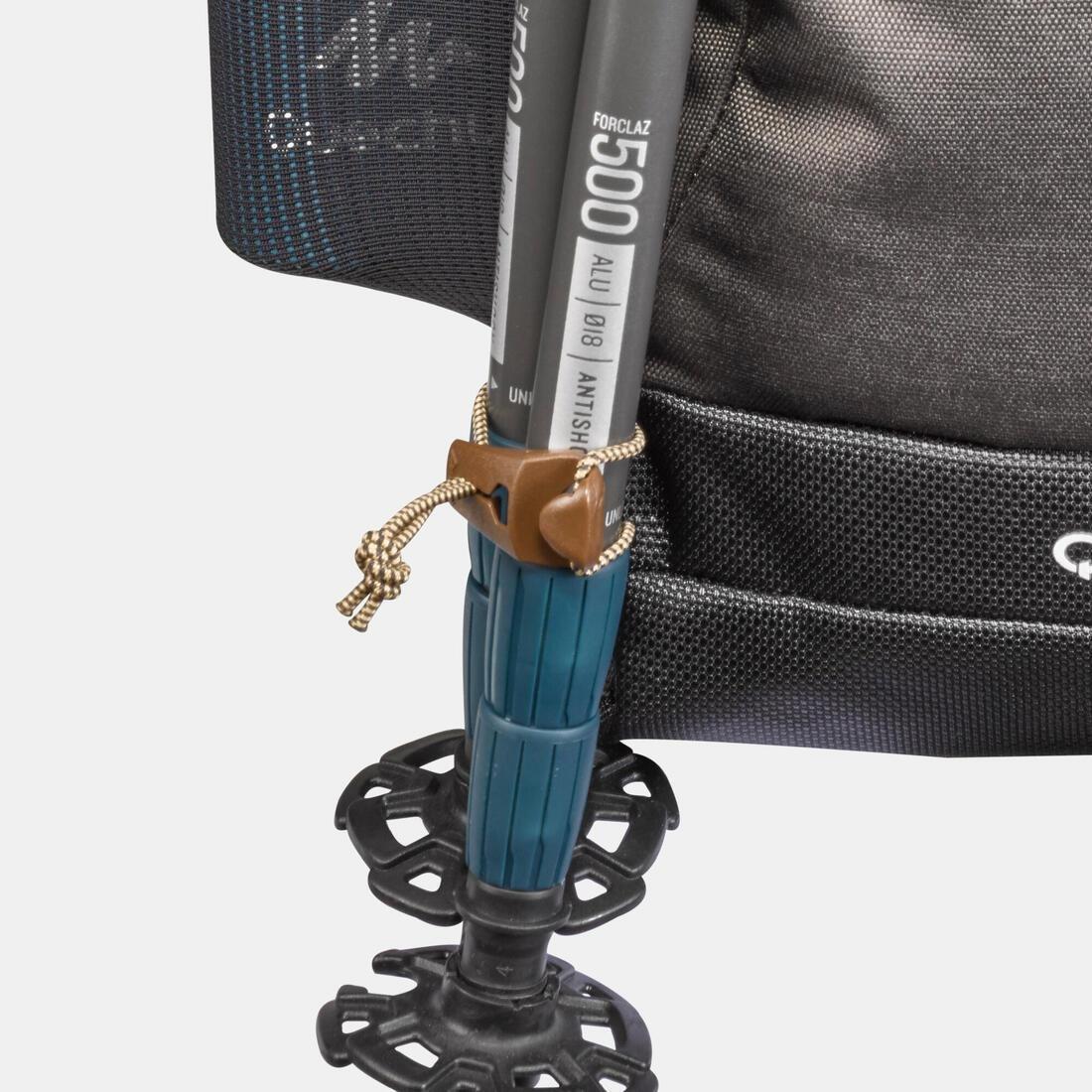 Country Walking Backpack - Nh500 - , Green Grey, No Color, large image number 6