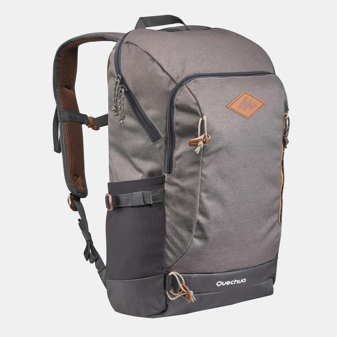 Country Walking Backpack - Nh500 - , Green Grey, No Color, large image number 13