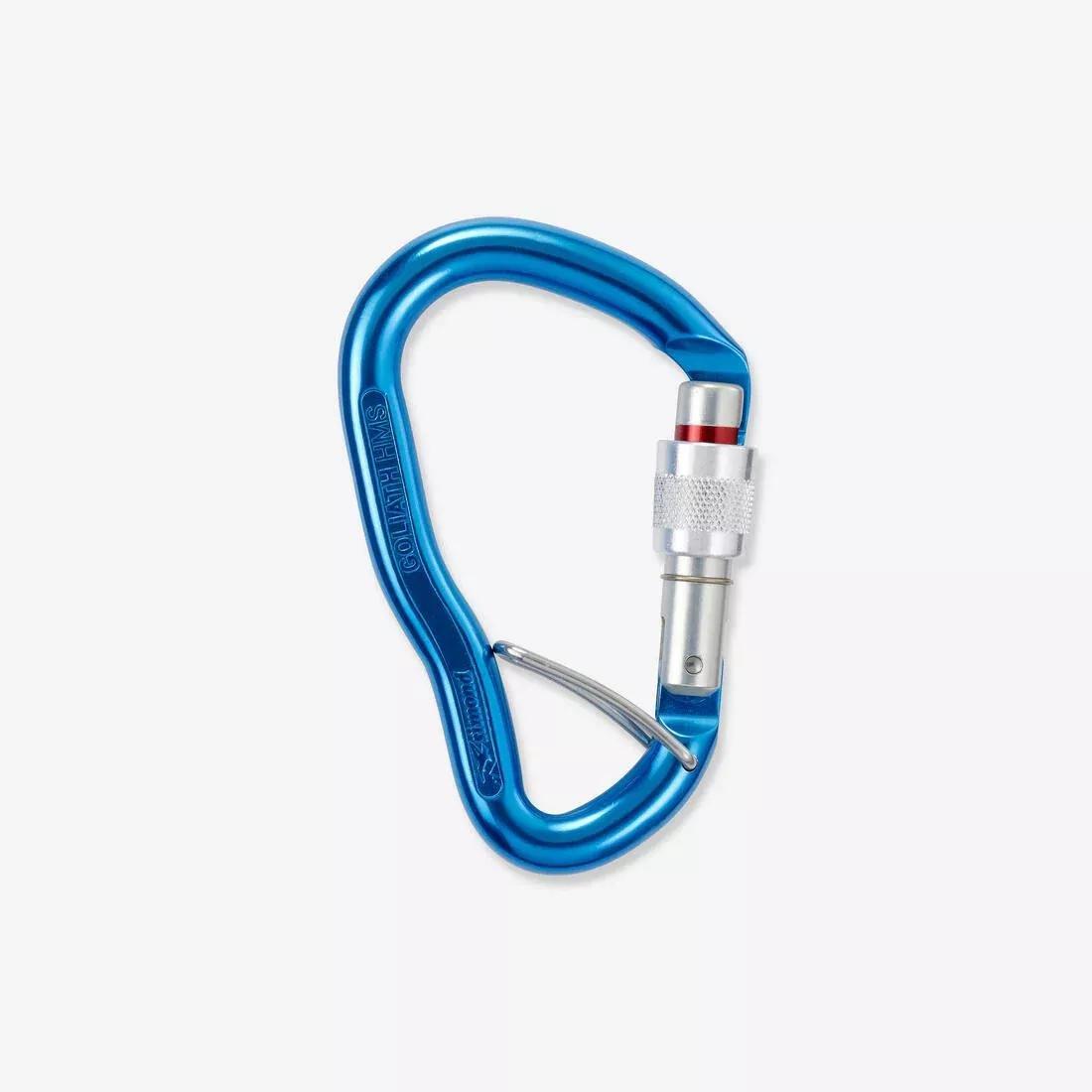 DEFAULT SCREWGATE HMS CARABINER BLC GOLIATH SECURE - BLUE, , medium