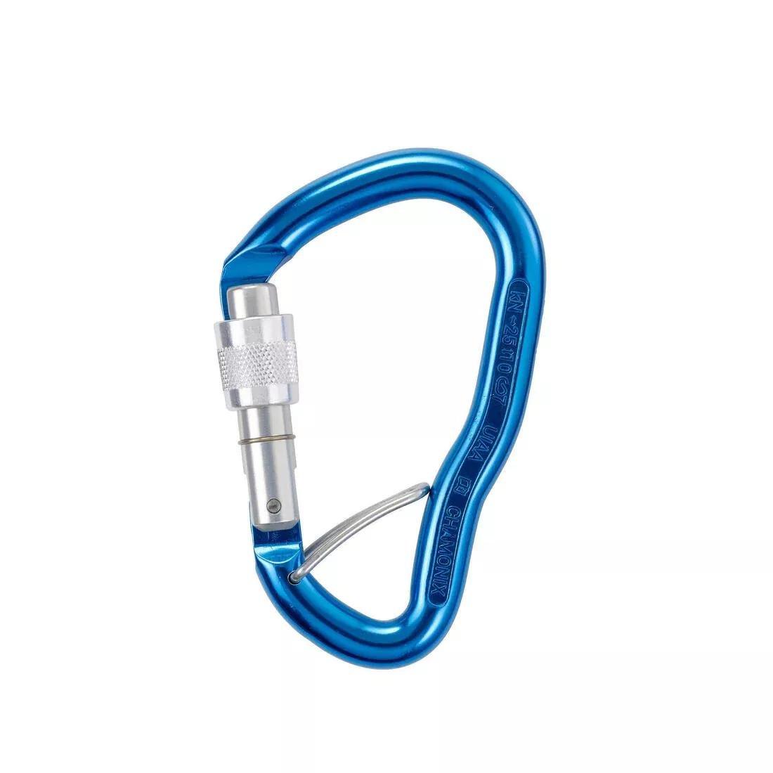 DEFAULT SCREWGATE HMS CARABINER BLC GOLIATH SECURE - BLUE, No Color, large image number 1
