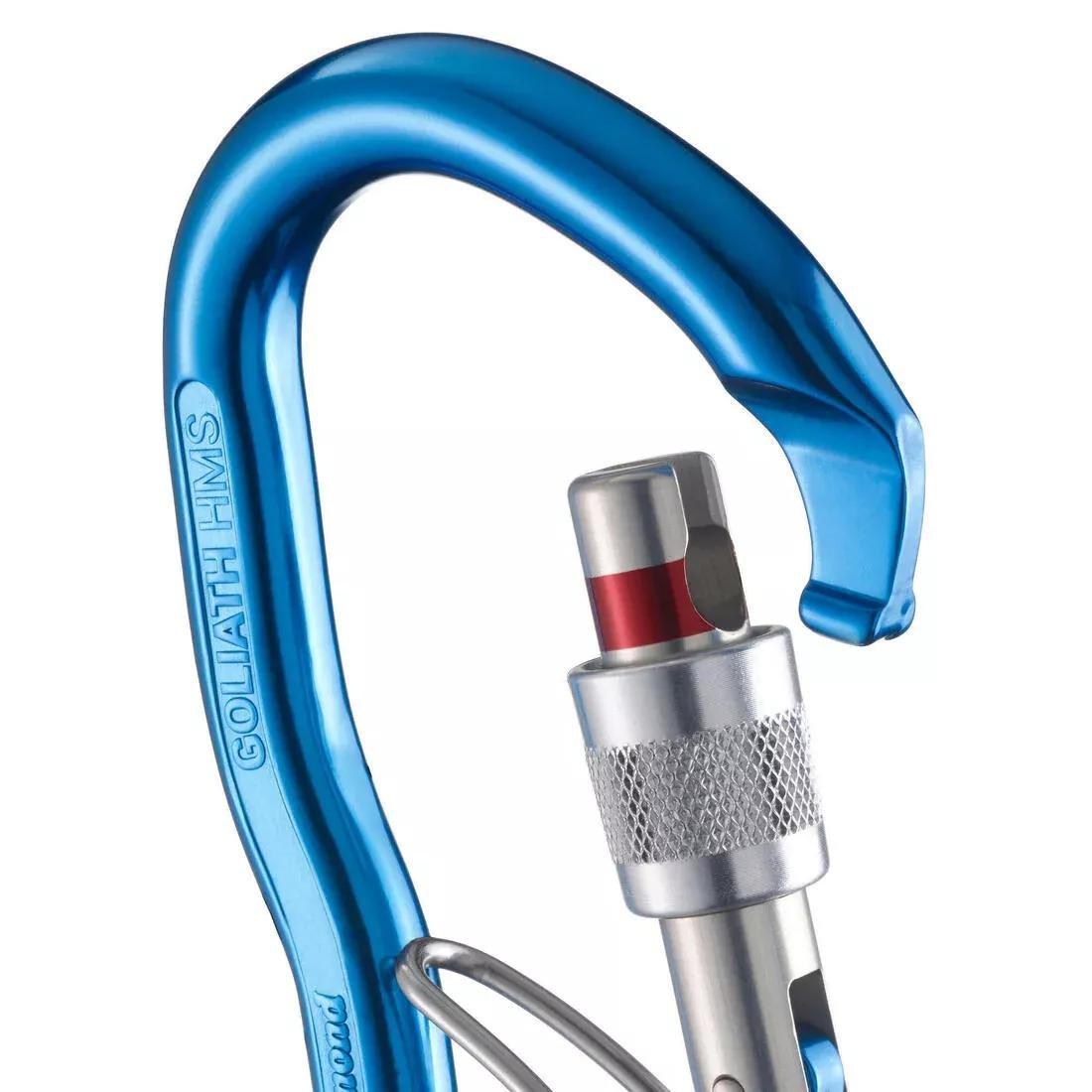 DEFAULT SCREWGATE HMS CARABINER BLC GOLIATH SECURE - BLUE, No Color, large image number 2