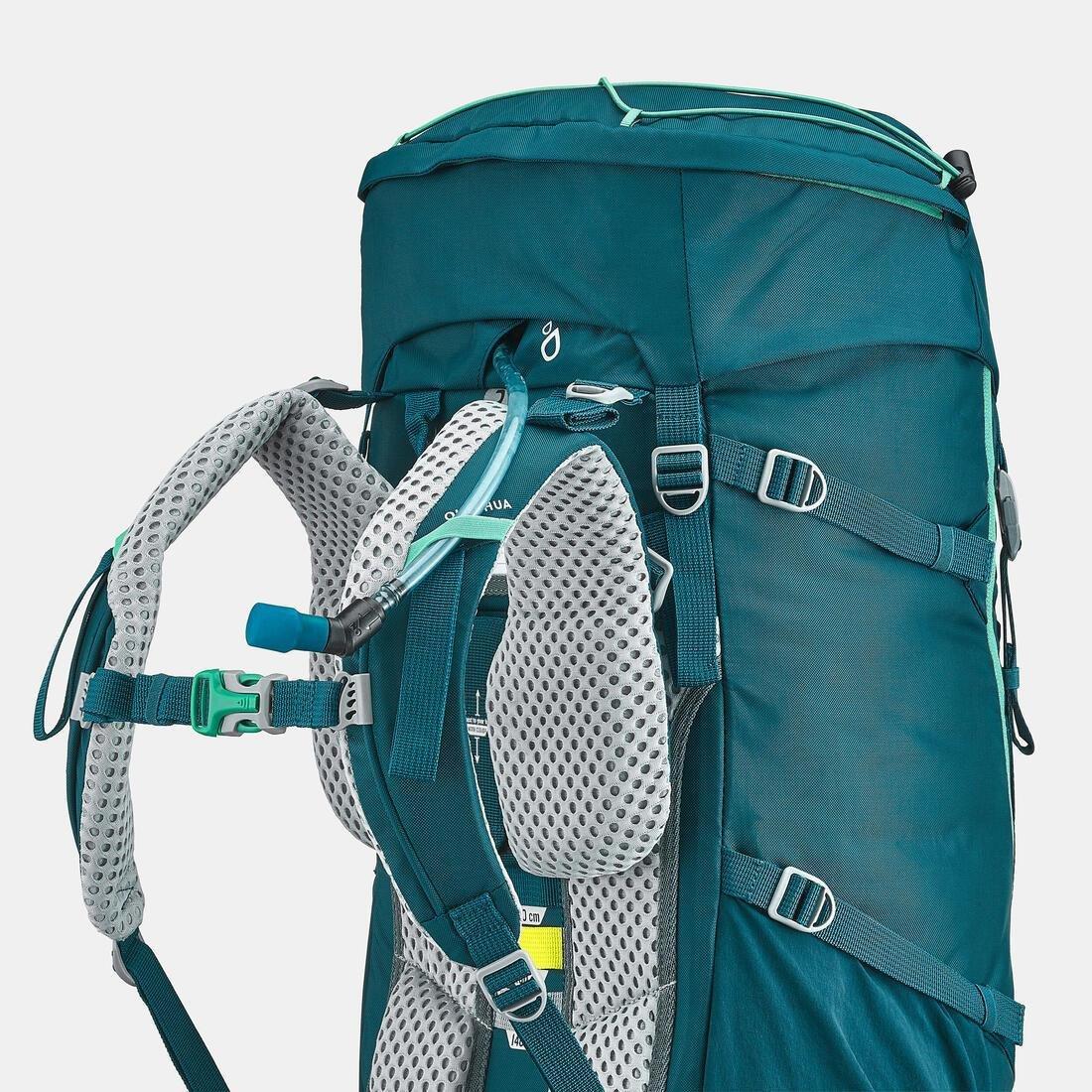 TEAL BLUE Children's Hiking/Trekking 40+10L Backpack MH500, No Color, large image number 8