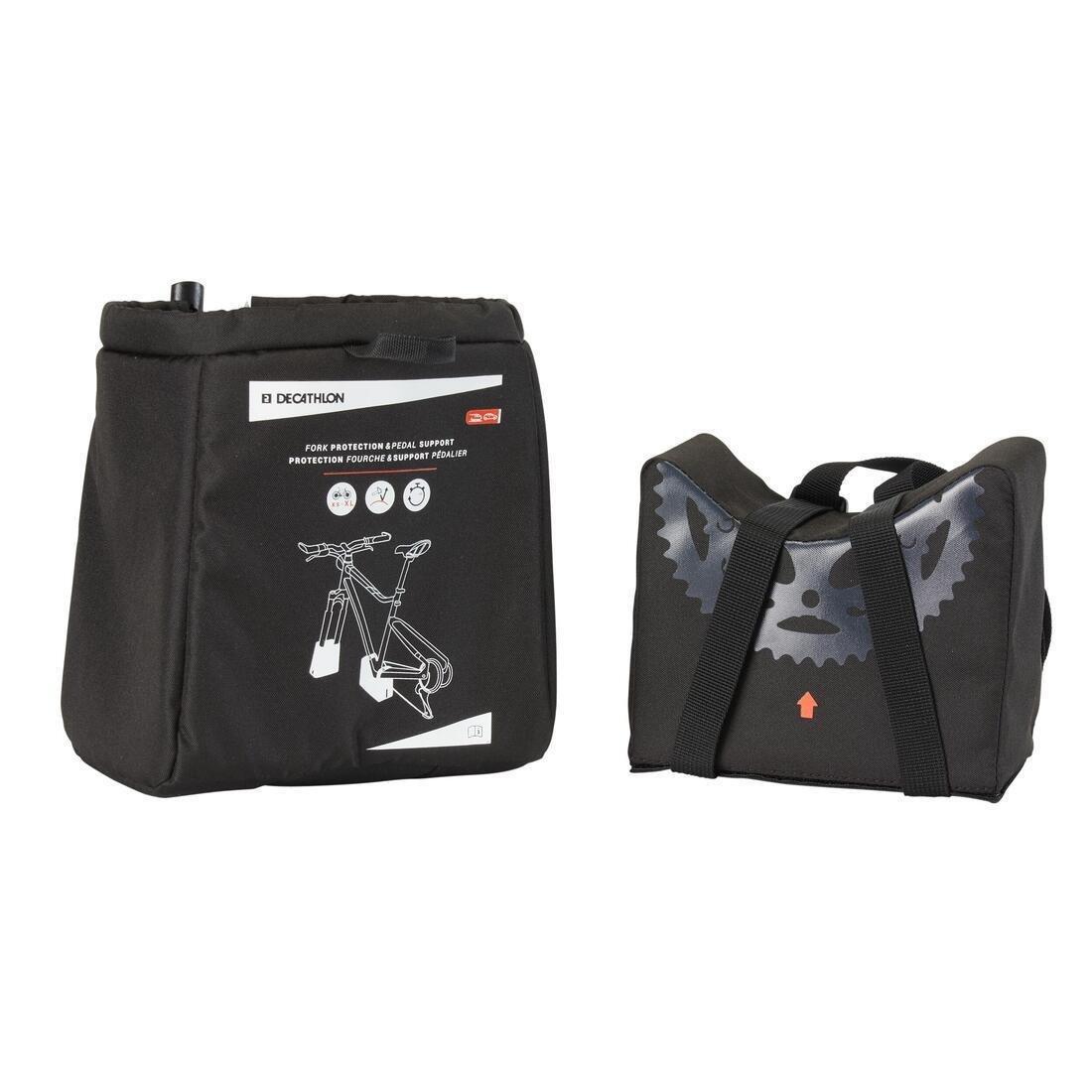 Fork Chainset Protective Cover, Black, No Color, large image number 0