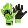 Kids' Football Goalkeeper Gloves F100 Resist, Fluo Lime