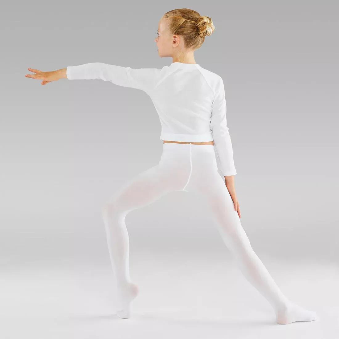 ULTRA WHITE Girls' Ballet Tights, , large image number 13
