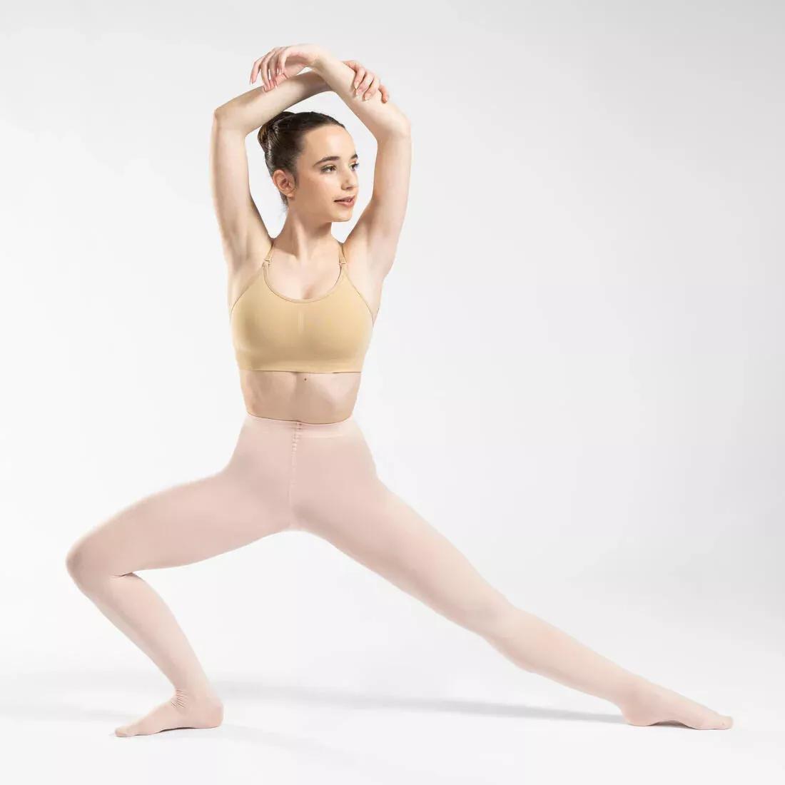 PALE CANDY PINK Girls' Convertible Ballet Tights - Pink, , large image number 3