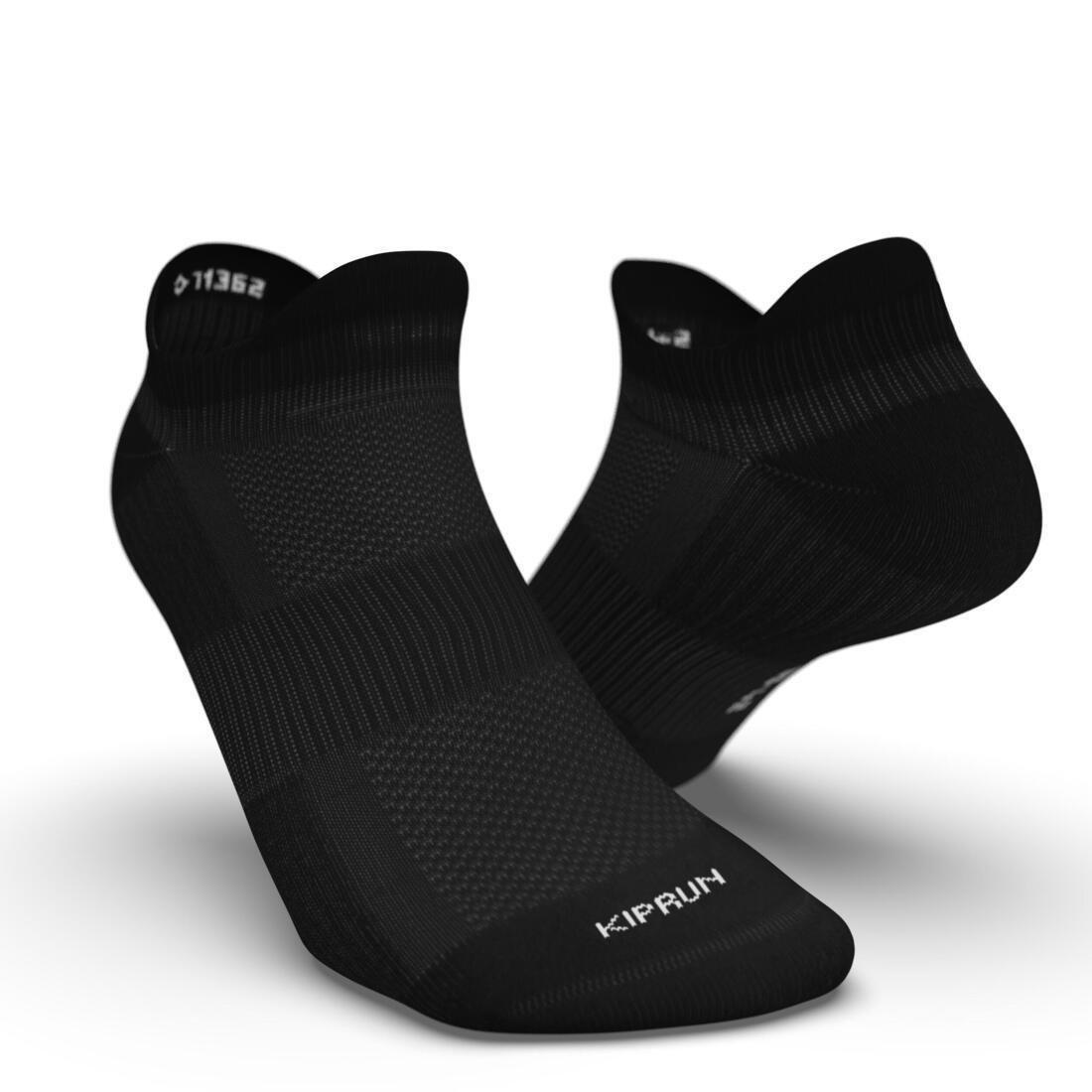 KIPRUN - Invisible Comfort Running Socks 2-pack, Black