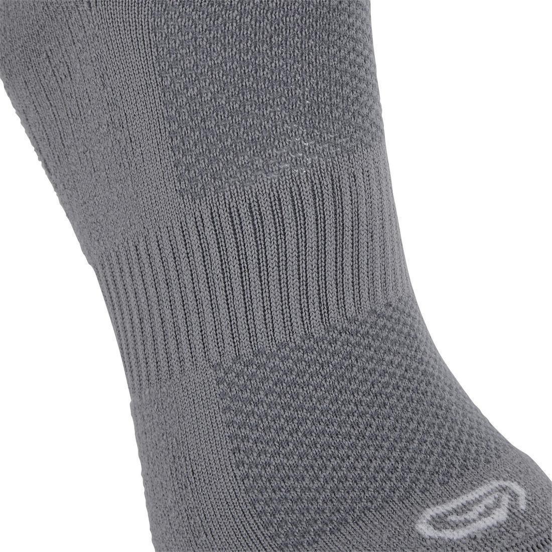 KIPRUN - Running Comfortable Mid-Height Socks 2-Pack, Black