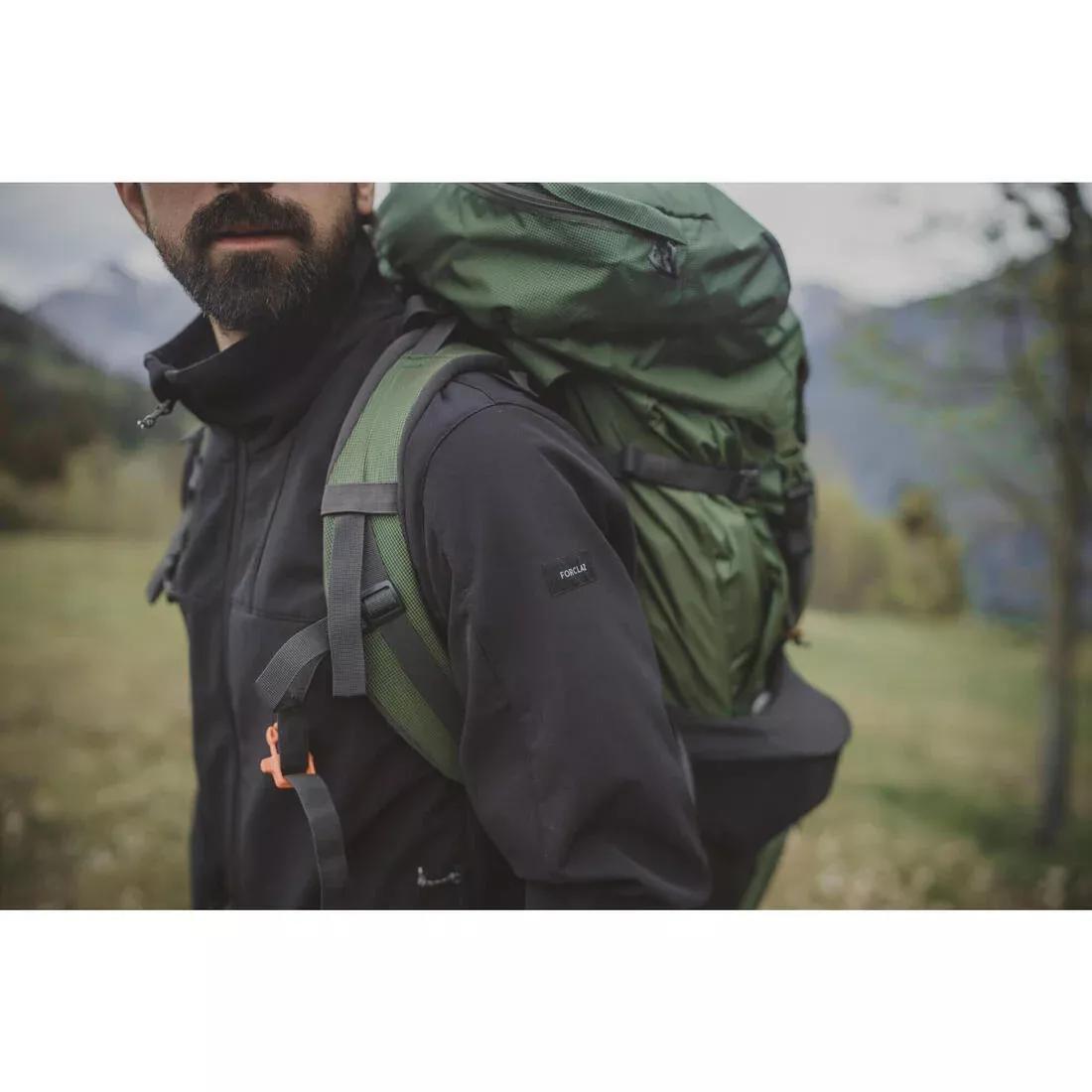 ARMY GREEN Windbreaker jacket -  softshell - warm  - MT100 WINDWARM - men's, 5401_000, large image number 3