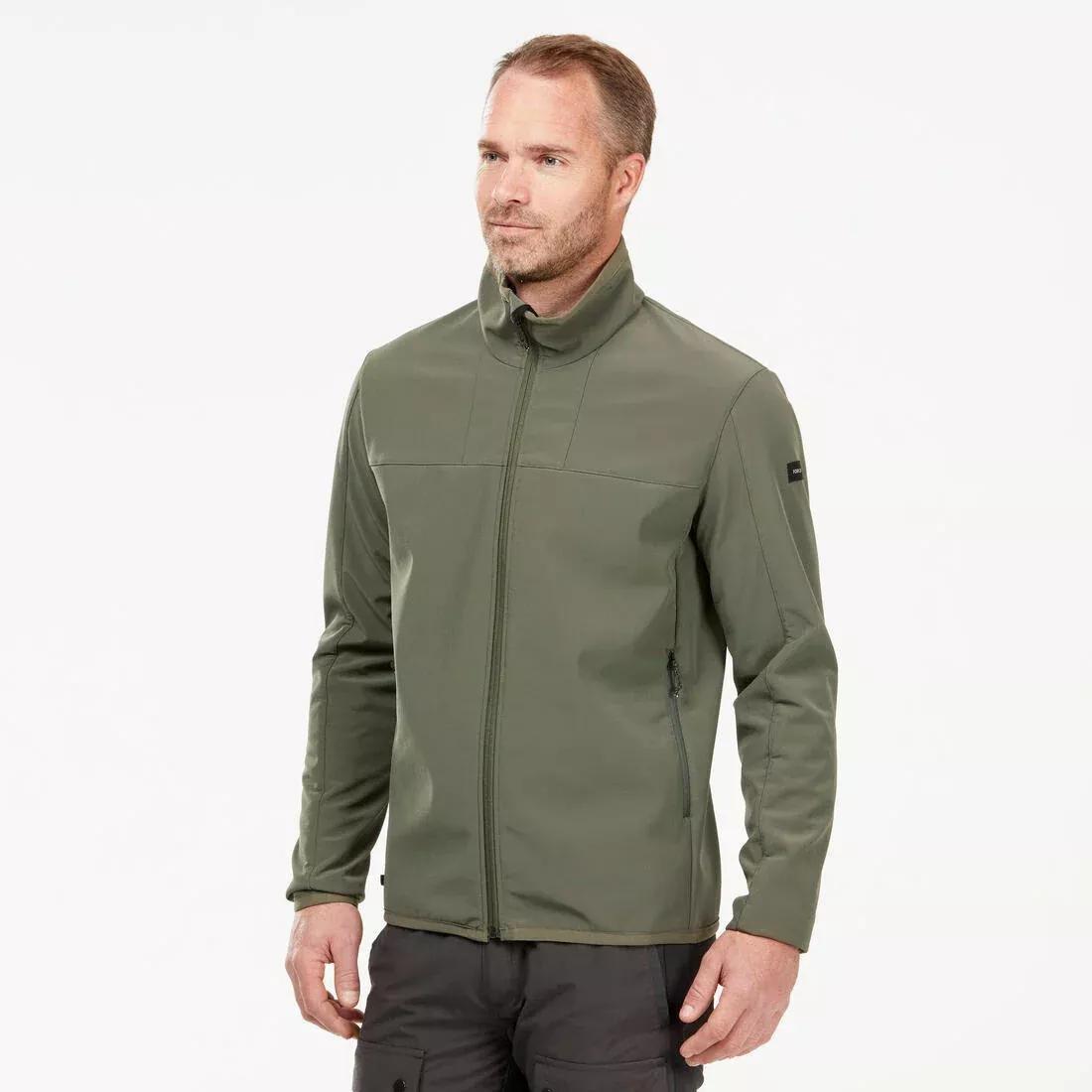 ARMY GREEN Windbreaker jacket -  softshell - warm  - MT100 WINDWARM - men's, 5401_000, large image number 10