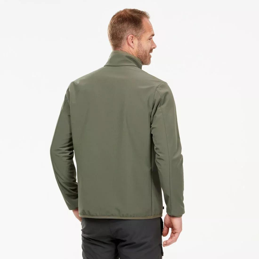 ARMY GREEN Windbreaker jacket -  softshell - warm  - MT100 WINDWARM - men's, 5401_000, large image number 11