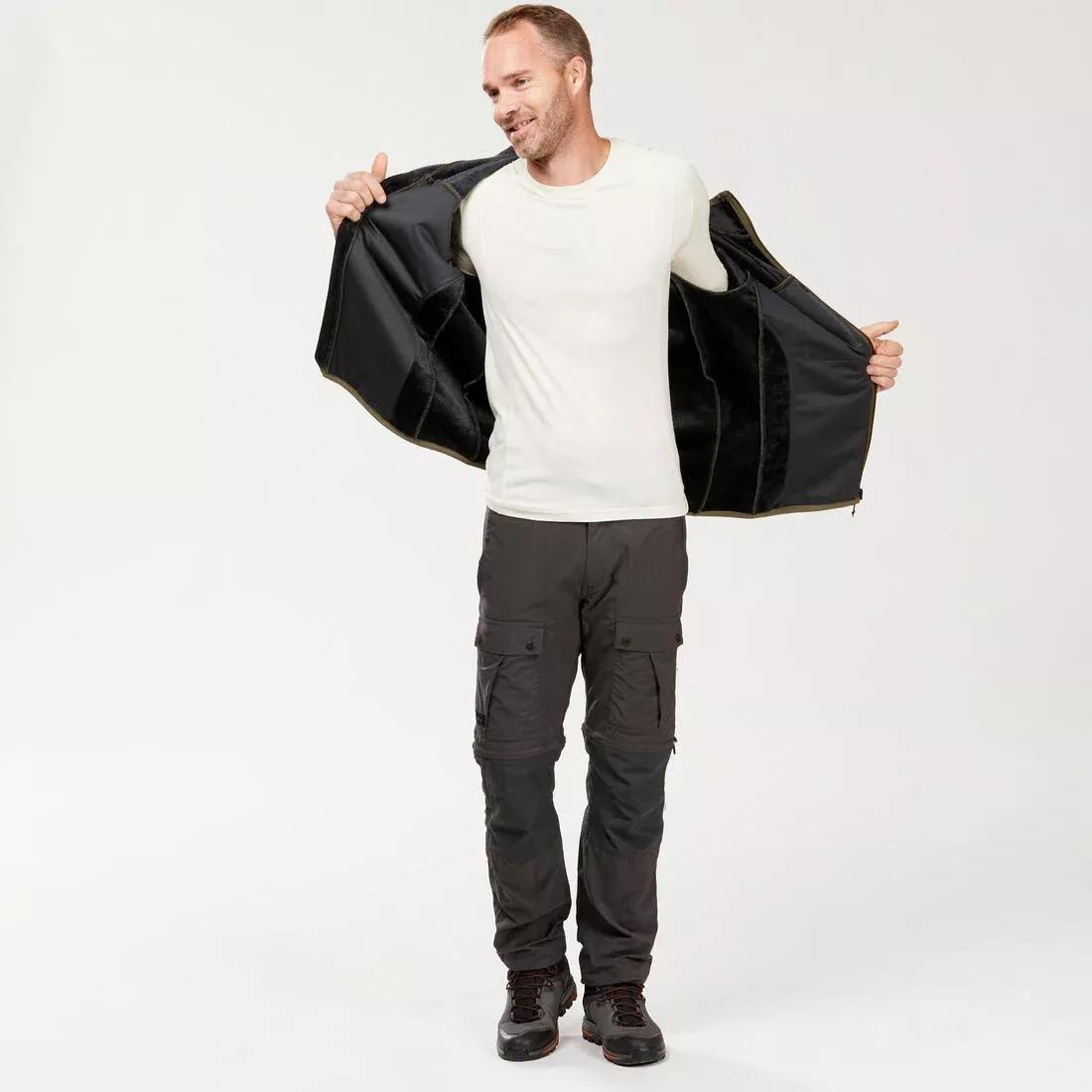 ARMY GREEN Windbreaker jacket -  softshell - warm  - MT100 WINDWARM - men's, 5401_000, large image number 14
