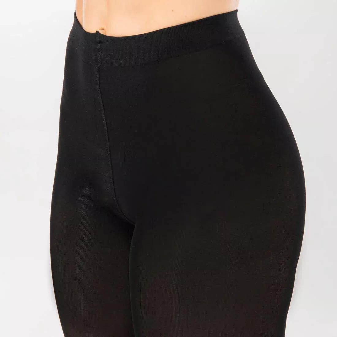 Women Footless Ballet Tights, Black, , large image number 2