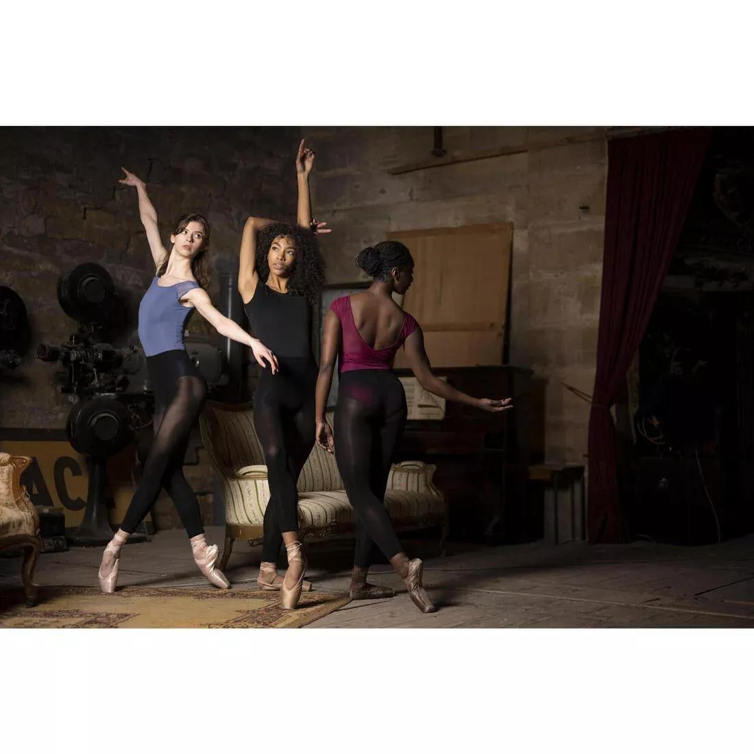 Women Footless Ballet Tights, Black, , large image number 6
