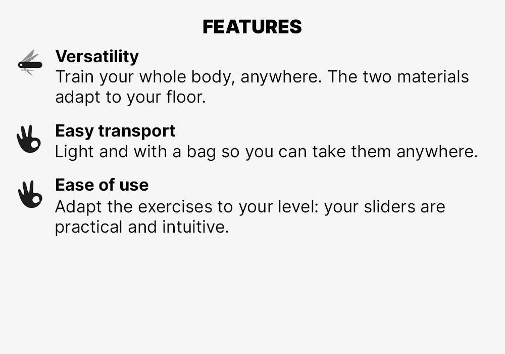 Strength Training Gliding Discs, No Color, medium