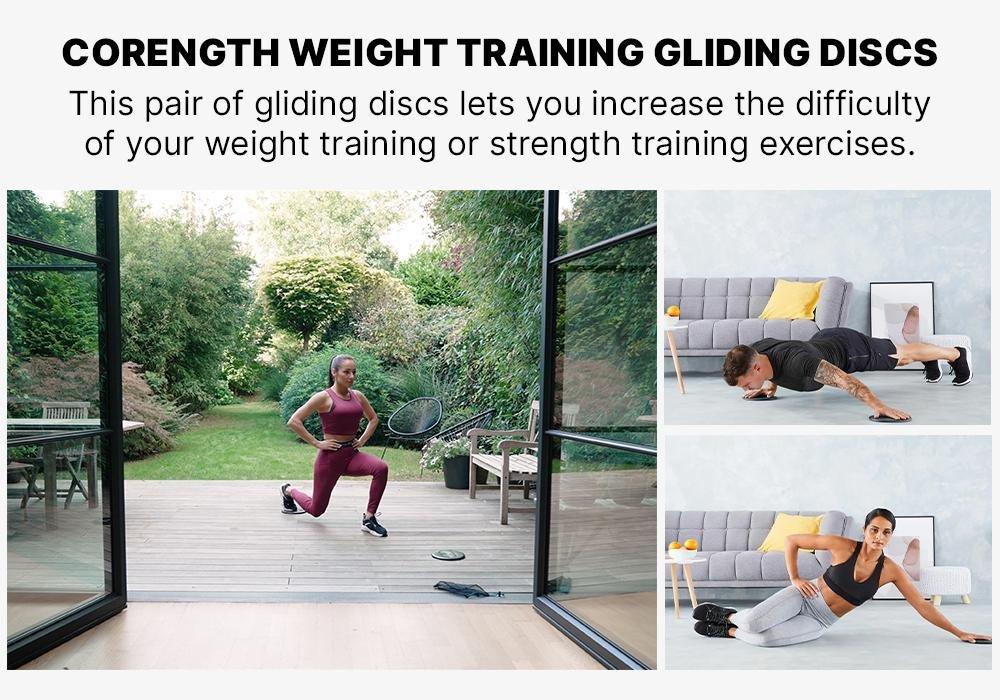 Strength Training Gliding Discs, No Color, medium