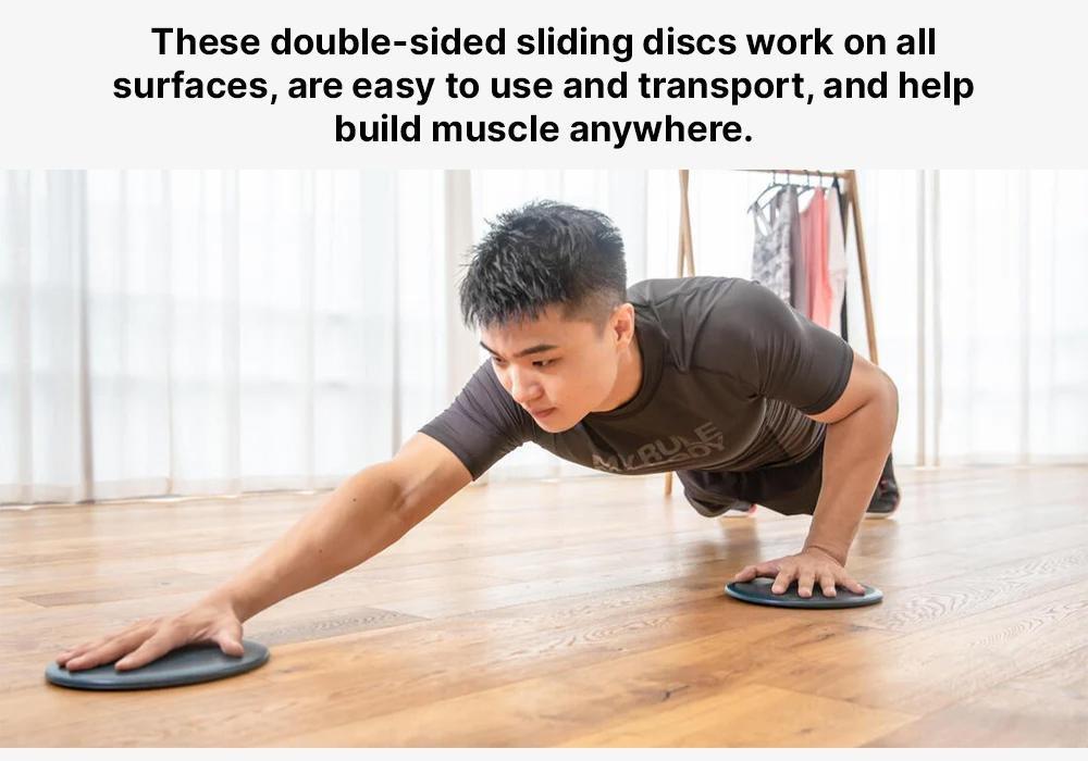 Strength Training Gliding Discs, No Color, large image number 19