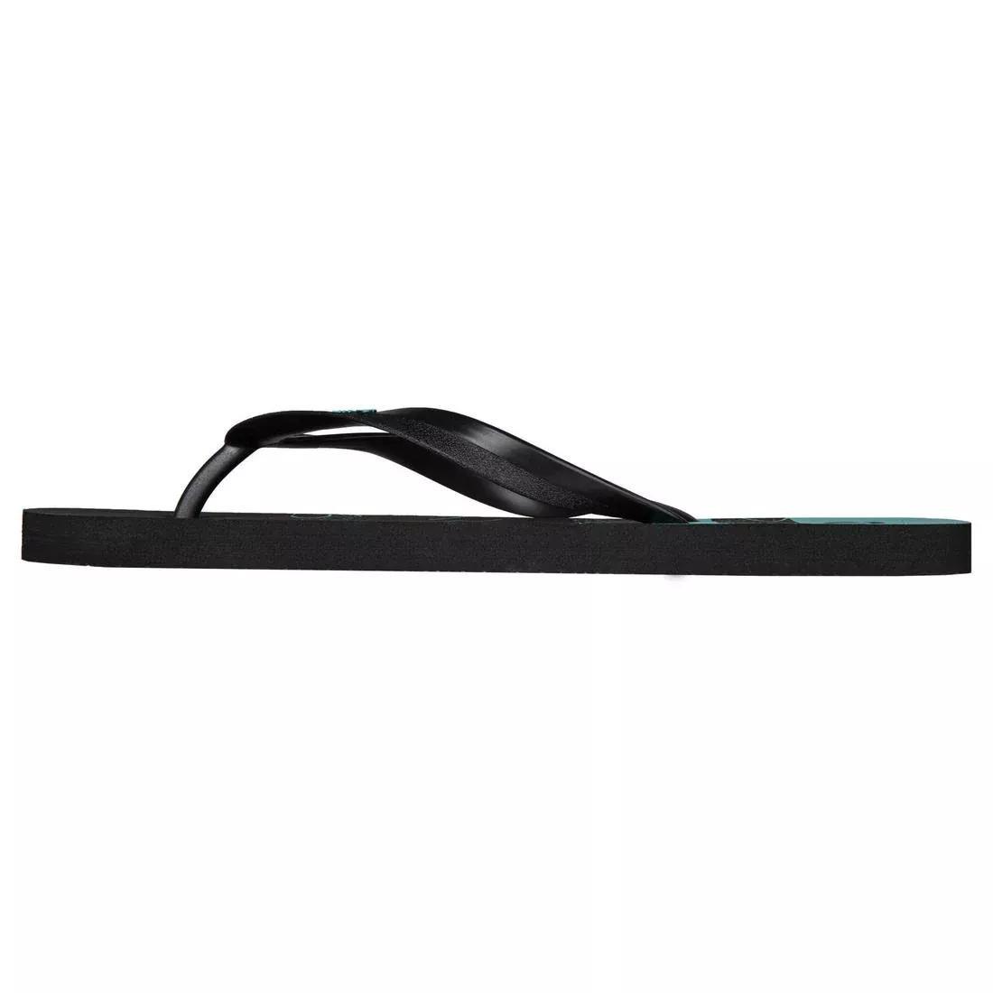 TO100 Print Wave Men's Flip-Flops, Black, , large image number 4