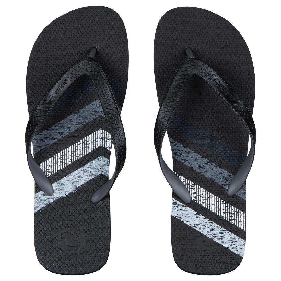 Men Flip-Flops - 190, Black, No Color, large image number 7