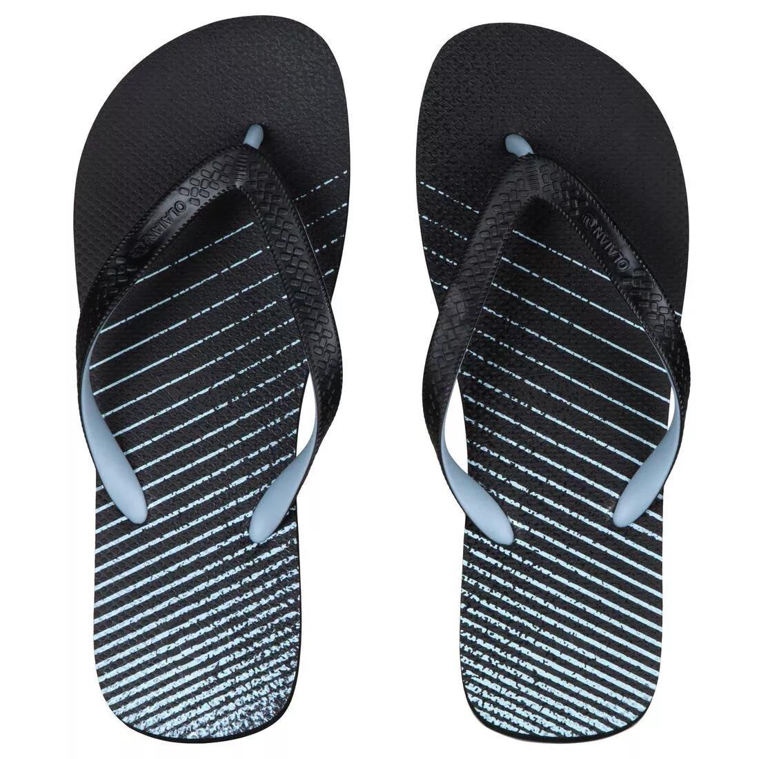 Men Flip-Flops - 190, Black, No Color, large image number 10