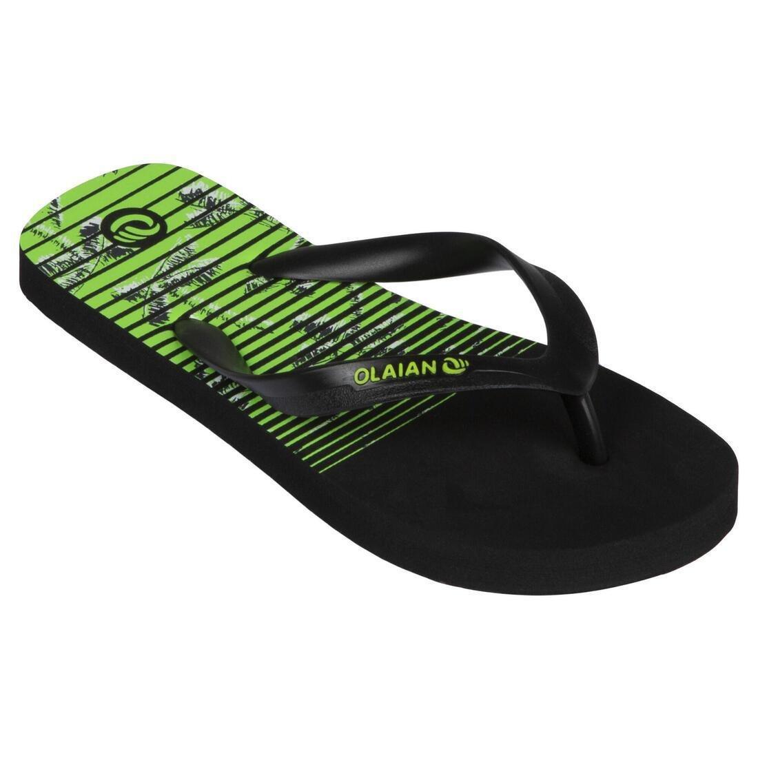 OLAIAN - TO100 Print Celtic Junior Flip-Flops, Black