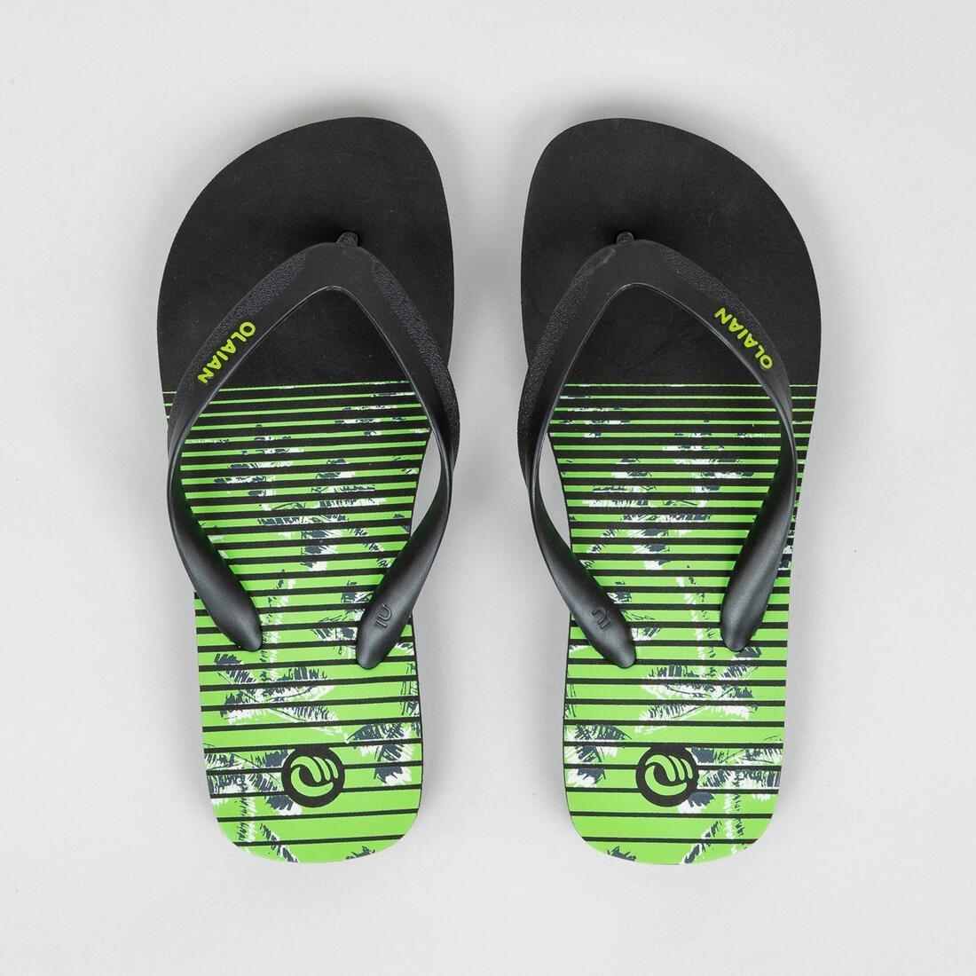 TO100 Print Celtic Junior Flip-Flops, Black, , large image number 2