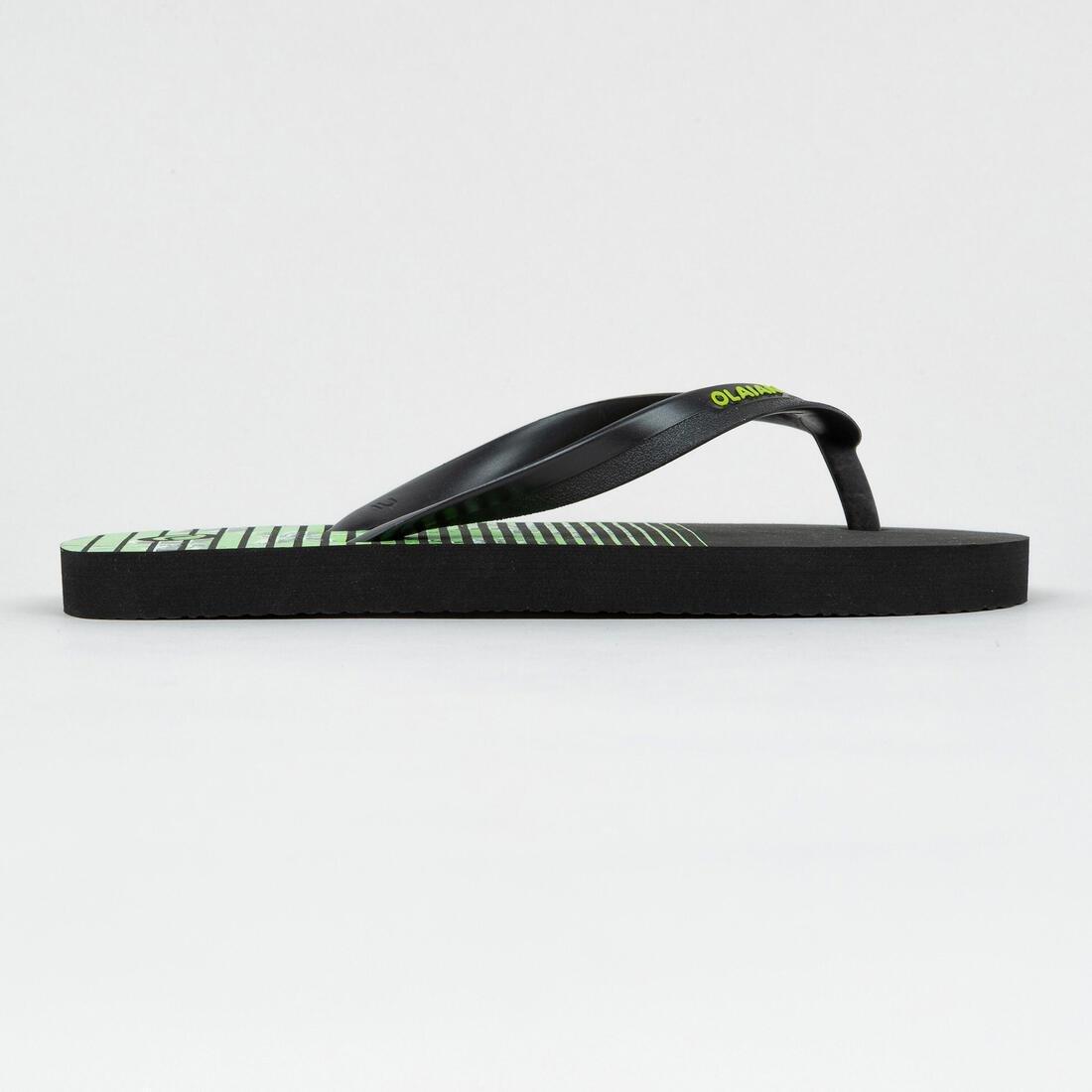 TO100 Print Celtic Junior Flip-Flops, Black, No Color, large image number 3