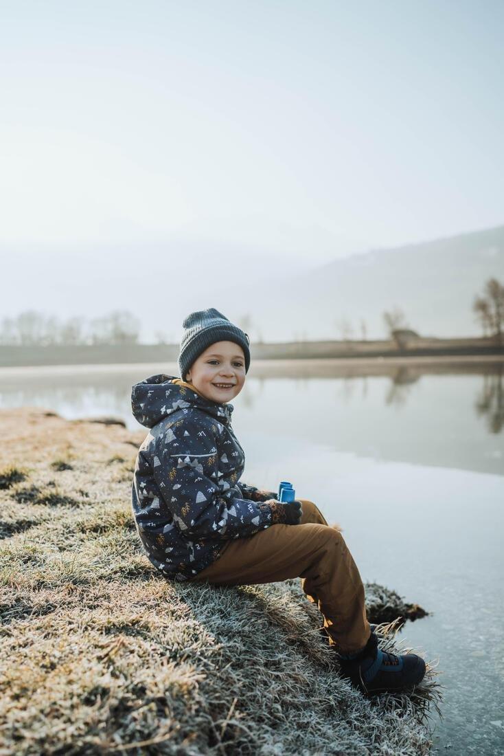 Kids Unisex Warm & Water-Repellent Trousers  2-6 Years - NH100, Brown, No Color, large image number 13