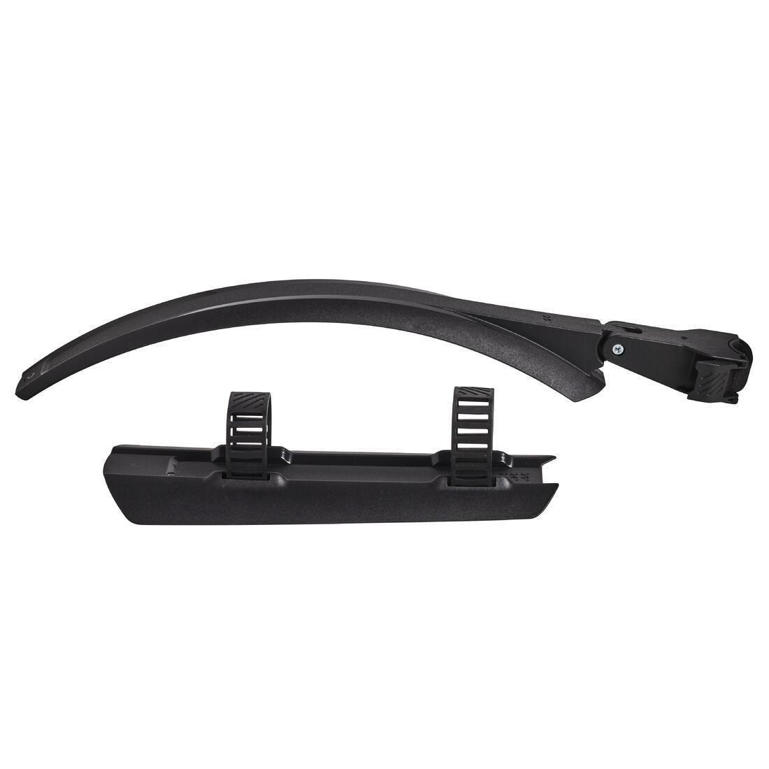 Kids 20" Mountain Bike Mudguard, Black, No Color, large image number 0