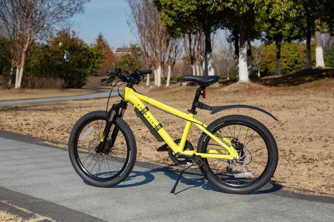 Kids 20" Mountain Bike Mudguard, Black, No Color, large image number 10