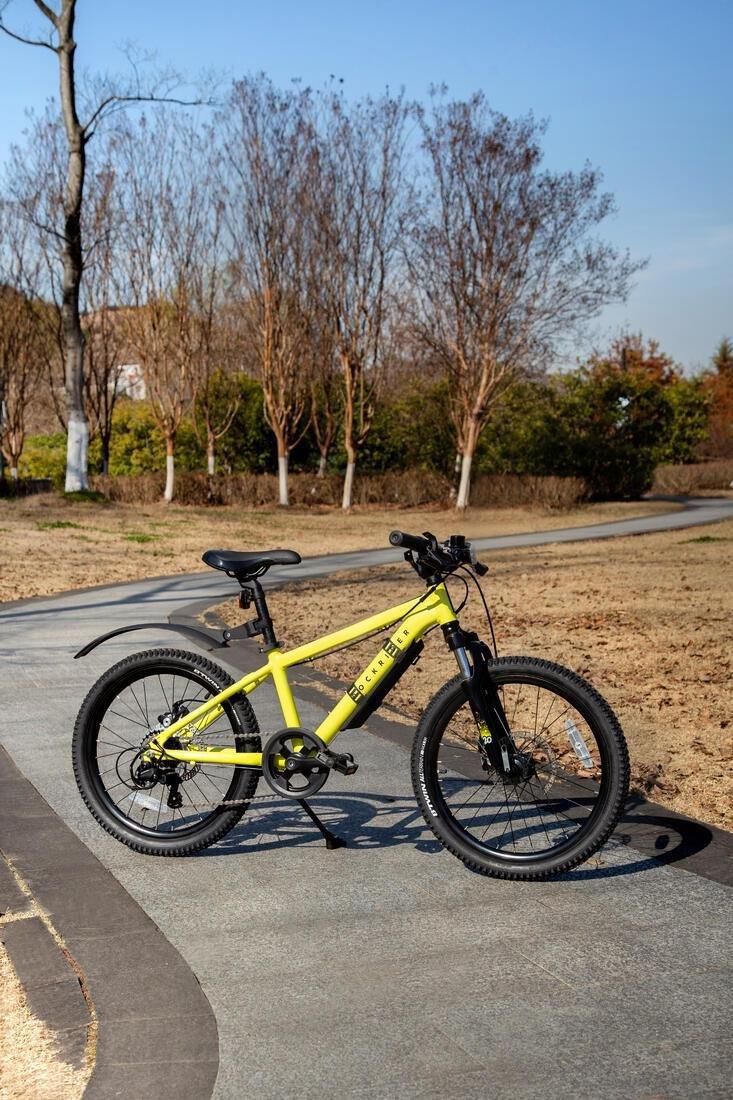 Kids 20" Mountain Bike Mudguard, Black, No Color, large image number 12