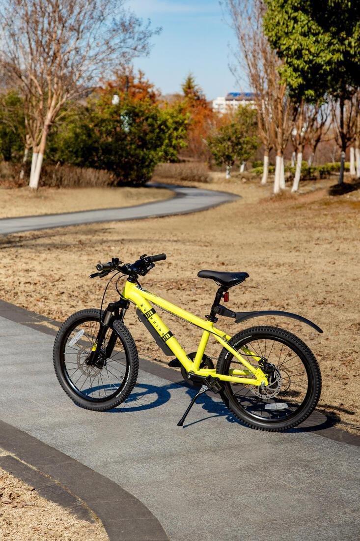 Kids 20" Mountain Bike Mudguard, Black, No Color, large image number 13