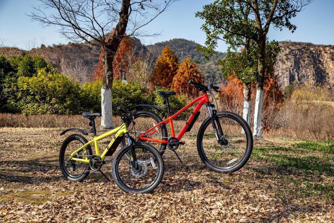 Kids 20" Mountain Bike Mudguard, Black, No Color, large image number 14
