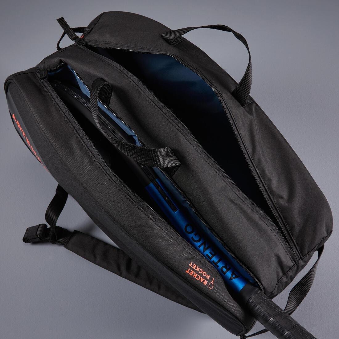 BLACK Tennis Bag M Team Tiny, No Color, large image number 6
