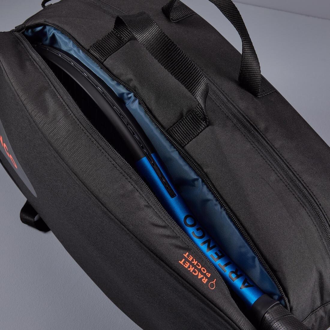BLACK Tennis Bag M Team Tiny, No Color, large image number 8